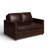 Savannah 58'' Leather Loveseat-82732642