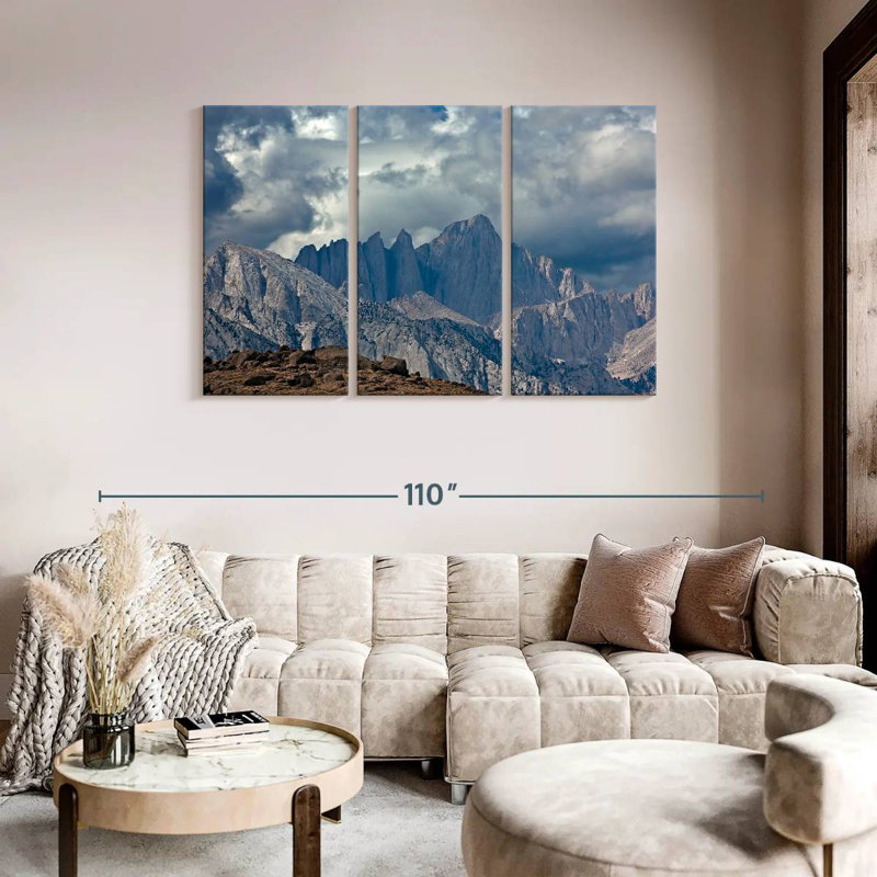 Alvord Majestic Mount Whitney, H 48 po x l 74 po