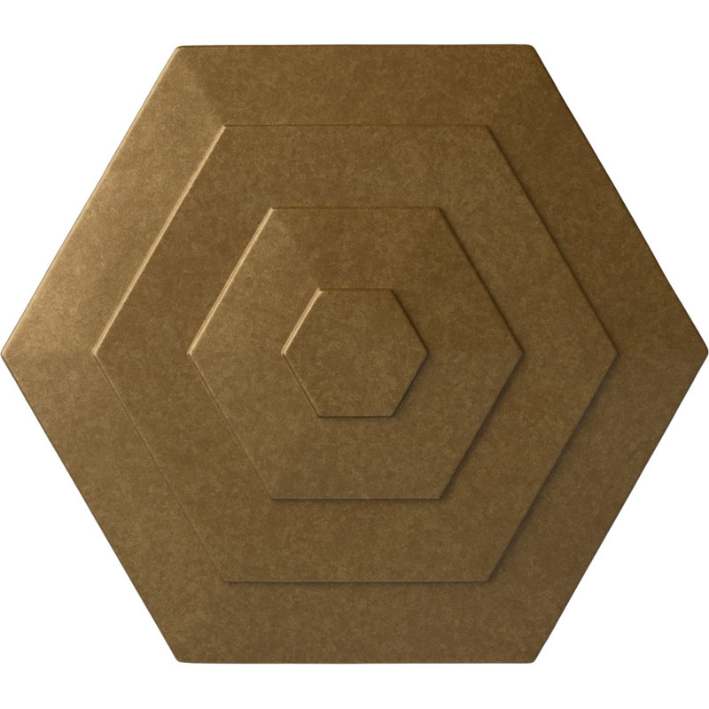Médaillon de plafond 23 1/4 po x P 7/8 po Woodruff, Or pâle