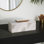 Glam Decorative Box with Lid for Home Decor – Marble Decorative Organizer Box for Keepsakes, Jewelry, or Photos – Decorative Storage Box for Entryway, Bedroom, or Office Display – 16", White