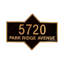Piedmont 2-Line Wall Address Plaque-2124169249