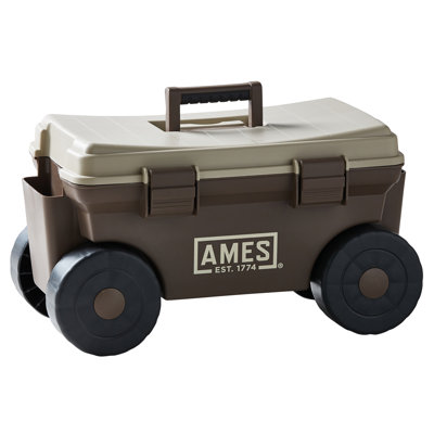 11.1'' H x 12.09'' W Utility Cart with Wheels