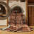 Machine Washable Persian Black Area Rug-1592939780