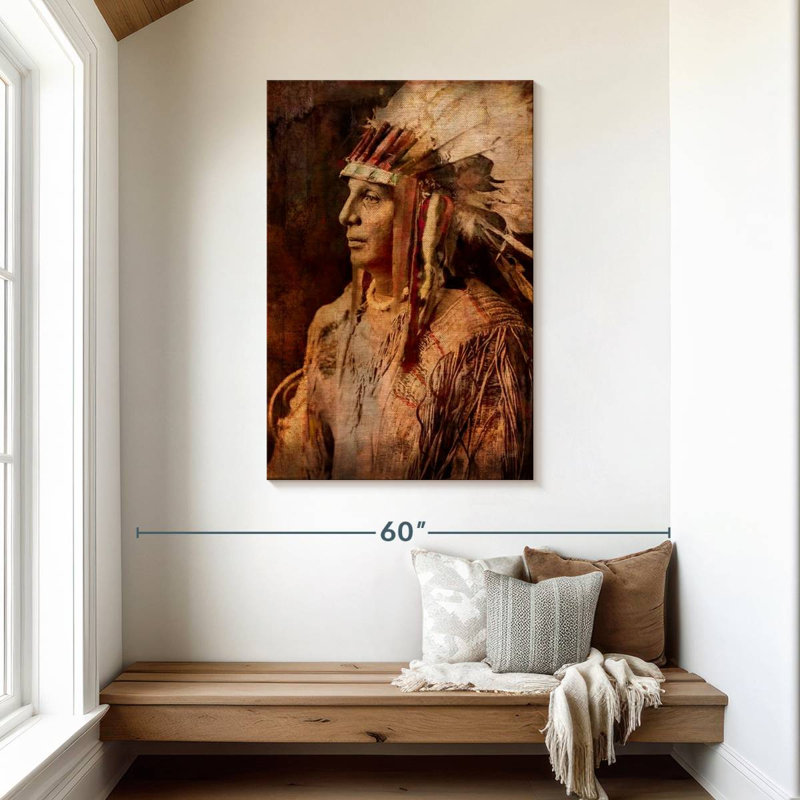 Arikara Warrior, 45" H x 30" W