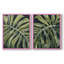 Reproduction encadrée Nocturnal Monstera I-Premium - prête à être accrochée - aucun clou requis - aucun clou requis-280901705-280901706