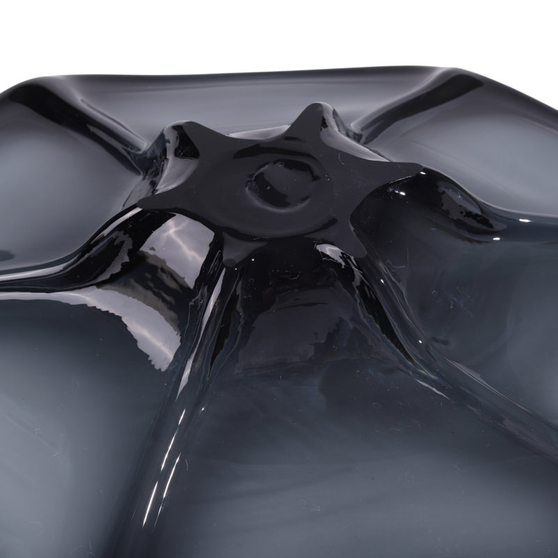 Handmade Glass Decorative Bowl, Blue