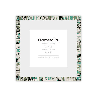 Metro Fade Splash Narrow Wall Frame - Wide Mat