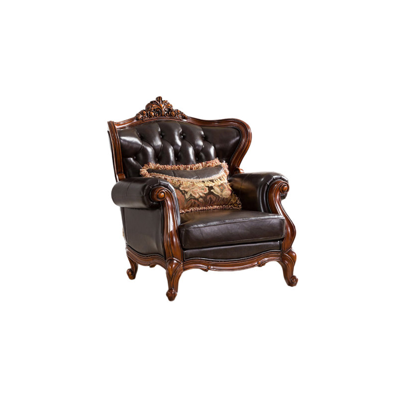 Fauteuil American Cowhide de 40,55 de large