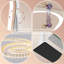 Miroir de salle de bain à DEL avec lumières - miroir de maquillage 15 po x 13 po avec écran tactile, modes d'éclairage 3 couleurs, grossissement 10 fois, luminosité réglable, inclinaison et pivot réglable pour la salle de bain et la coiffeuse