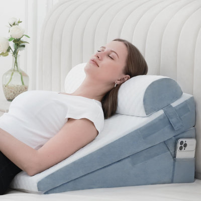 3-Piece Adjustable Bed Wedge Pillow Set