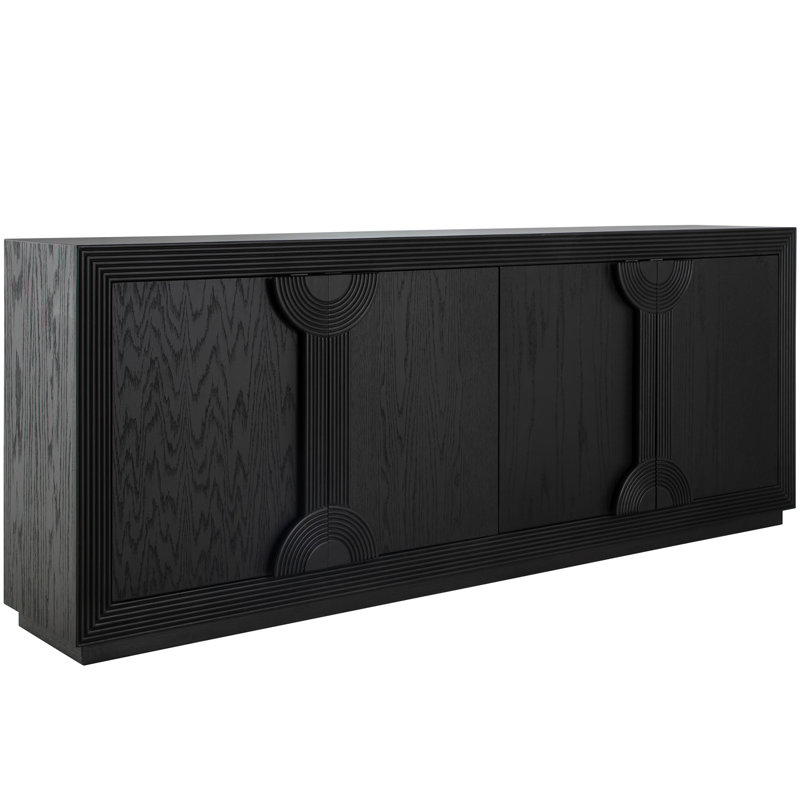 Areo Sideboard - Black, 34.25" H x 86" W x 17" D, Black