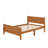 Wood Platform Bed With Headboard-1125127865-1125127868