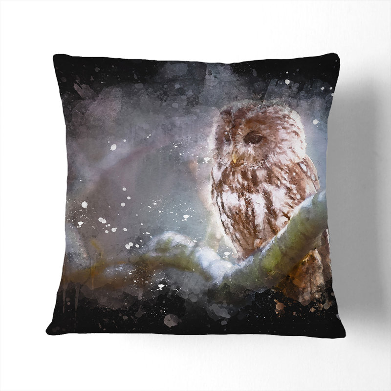 Square Throw Cushion, White, 55cm H x 55cm W x 20cm D