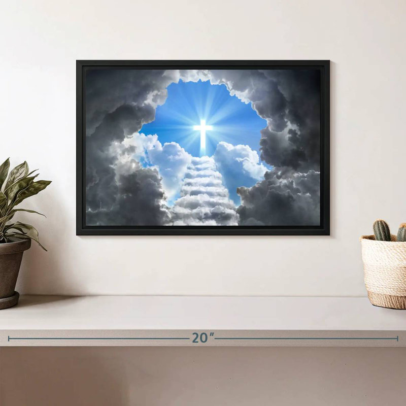 Adella Stairway To Jesus Christ, 9" H x 13" W