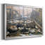 Canal of Amsterdam In Winter, 1874, reproduction d'art sur toile-95889261-95889264