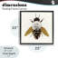 Cadre flottant avec abeille Nature, conception de Sasha-612560384-612560397