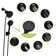 Matte Black Dual Shower Head - 4.7" Showerhead With 8 Modes & Handheld Hose Rain 8 Hand For Comfortable Showering