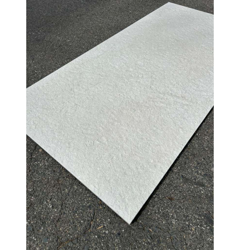 SB Pulse Shell Rough 24x48 White Textured Porcelain Floor and Wall Tile