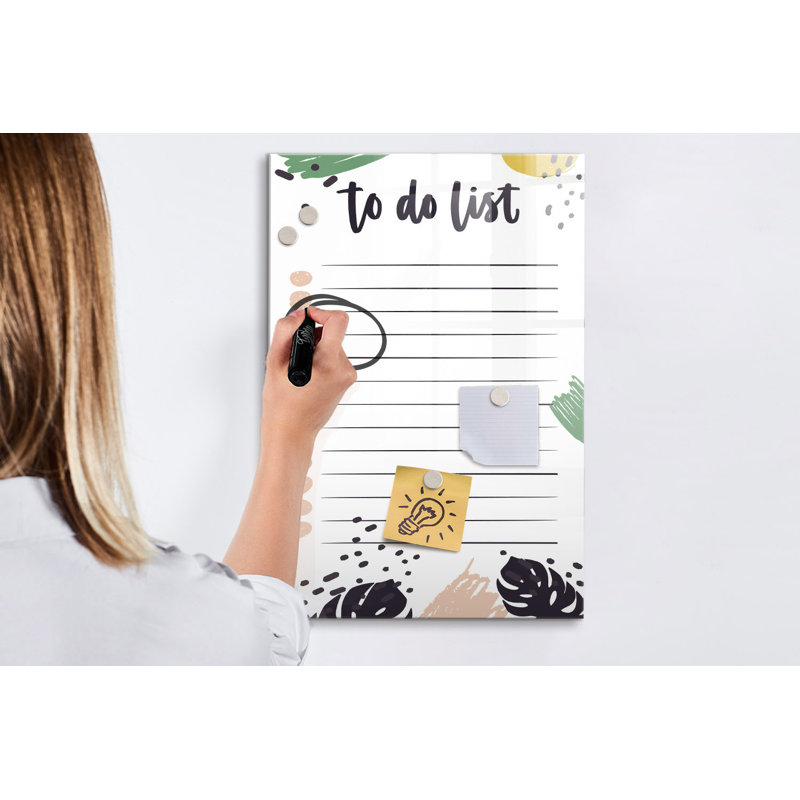 Magnetic Glass Dry Erase Board