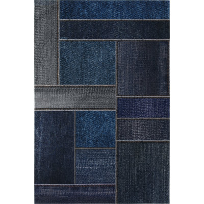 Kamakou Patchwork Hand Woven Area Rug