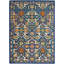 Tapis oriental bleu marine / jaune / blanc Whiteley-329700495