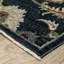 Tapis bleu marine / multicolore Elimelech-1742407136