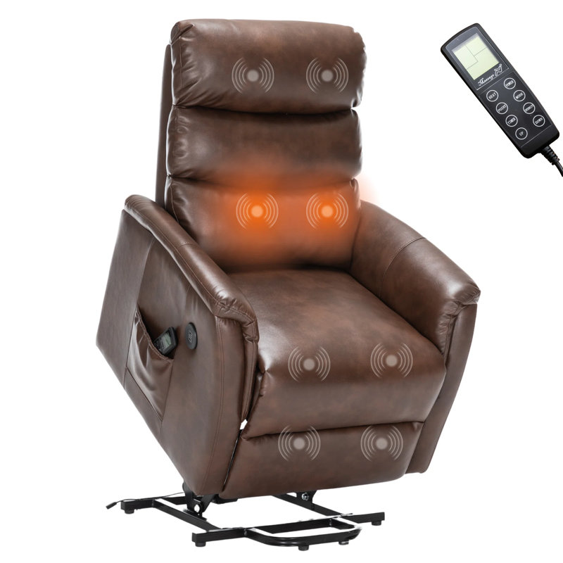 Fauteuil de massage Dexmoor, Brun
