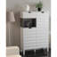 Modern TV Unit with Wall-Mount Capability, White & Anthracite, 70.9 x 21.1 x 13.8 inches | 100% Melamine Coated Particle Board, 0.7 inches Thick | Multiple Shelves for Storage, Stylish and Functional Design