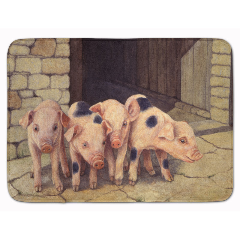 Jonah Memory Foam Non-Slip Bath Rug