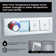 Two Functions Temperature Display Shower System with Rough-in Valve
