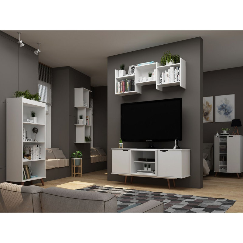 Ensemble de bureau 2 pièces Hampton, Blanc / érable