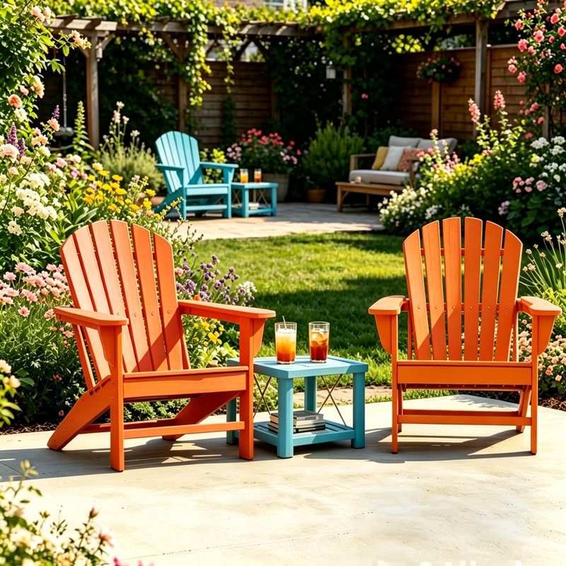 Chaise Adirondack en plastique