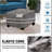 Square Ottoman Covers Ottoman Slipcover Square Footstool Protector Covers Storage Stool Ottoman Covers Stretch With Elastic Bottom, Feature Real Velvet Plush Fabric-1858935904-1858935907