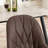 Chardee Upholstered Dining Chairs Faux Leather Waterproof Side Chair with Metal Frame-1629585632