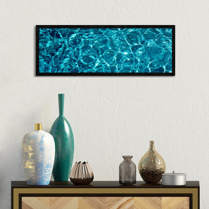 Swimming Pool Ripples Sacramento Ca Usa by Panoramic Images - No Frame Panoramic Print on Canvas, 30.48 cm H x 91.44 cm W