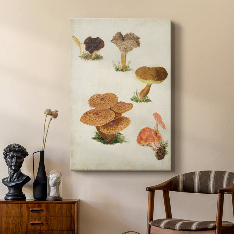 Champignon en forme de V - galerie Cavas sur mesure, H 12 po x l 8 po