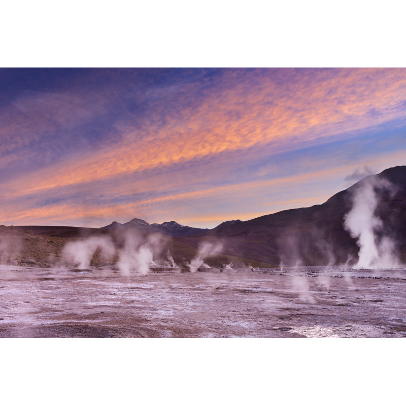 El tatio geysers, 61cm H x 91cm W x 3.8cm D