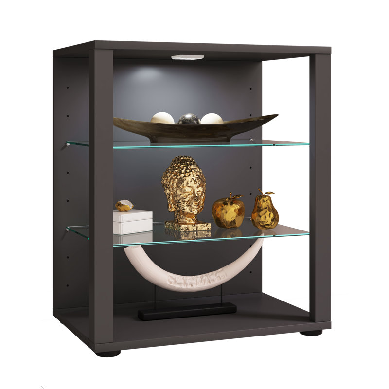 Canyla Display Cabinet, Anthracite
