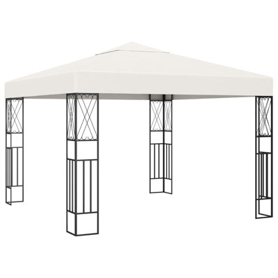 Auvent d'extérieur carré en polyester 3 x 3 pi Gazebo