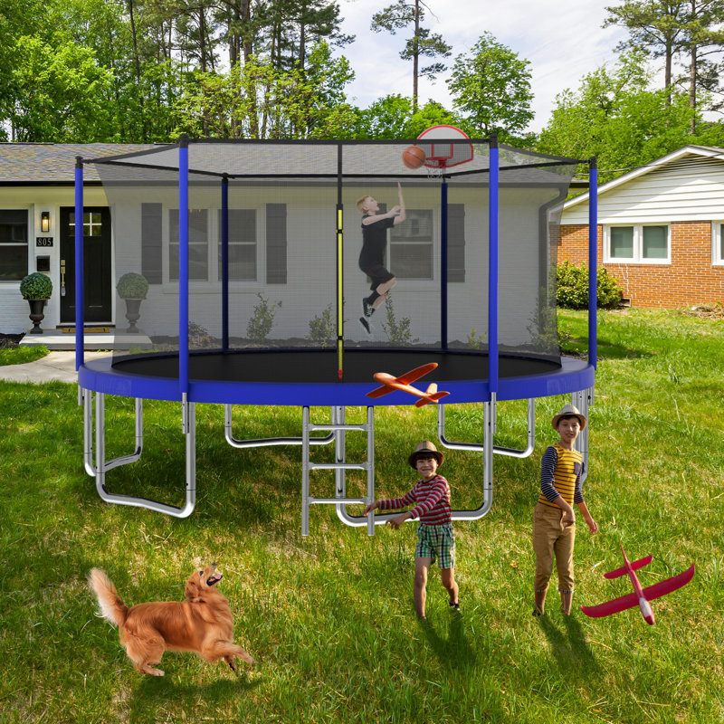 Filet de trampoline 15pi, Bleu
