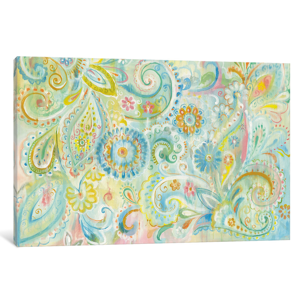 " Spring Dream Paisley " by Danhui Nai Bungalow Rose 
