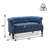 Charlton Home® 55" Livingroom Linen Loveseat.-581828274