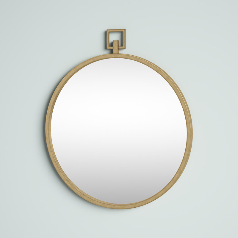 Miroir d'appoint Alyshia, Doré