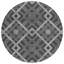 Tapis rond 8 po