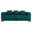 Canapé rembourré 85,5 po Chenille-1591848147