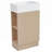 Durable MDF Bathroom Vanity with Ceramic Sink, Multiple Storage Options, and Flexible Installation