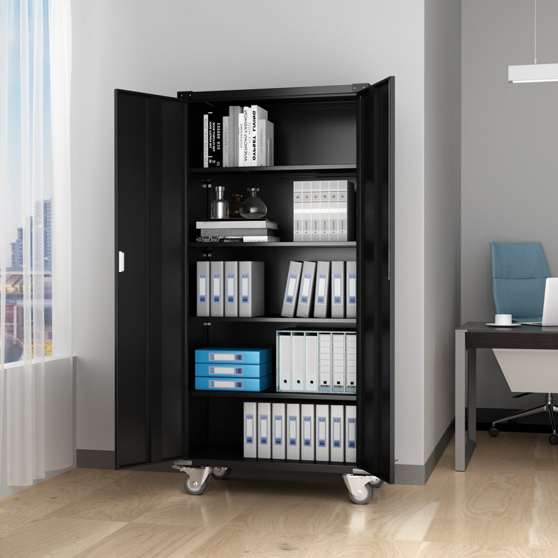 Armoire de rangement à 5 tablettes