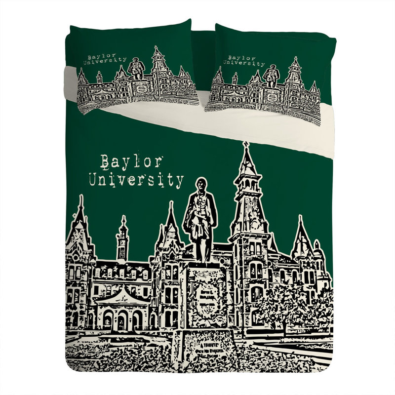 Taie d’oreiller de l’université baylor Bird Ave, Standard