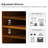 Isabele 60"W Modern TV Stand with Adjustable Shelves and Cable Management-1625643856