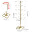 Metal Freestanding 20 - Hook Coat Rack